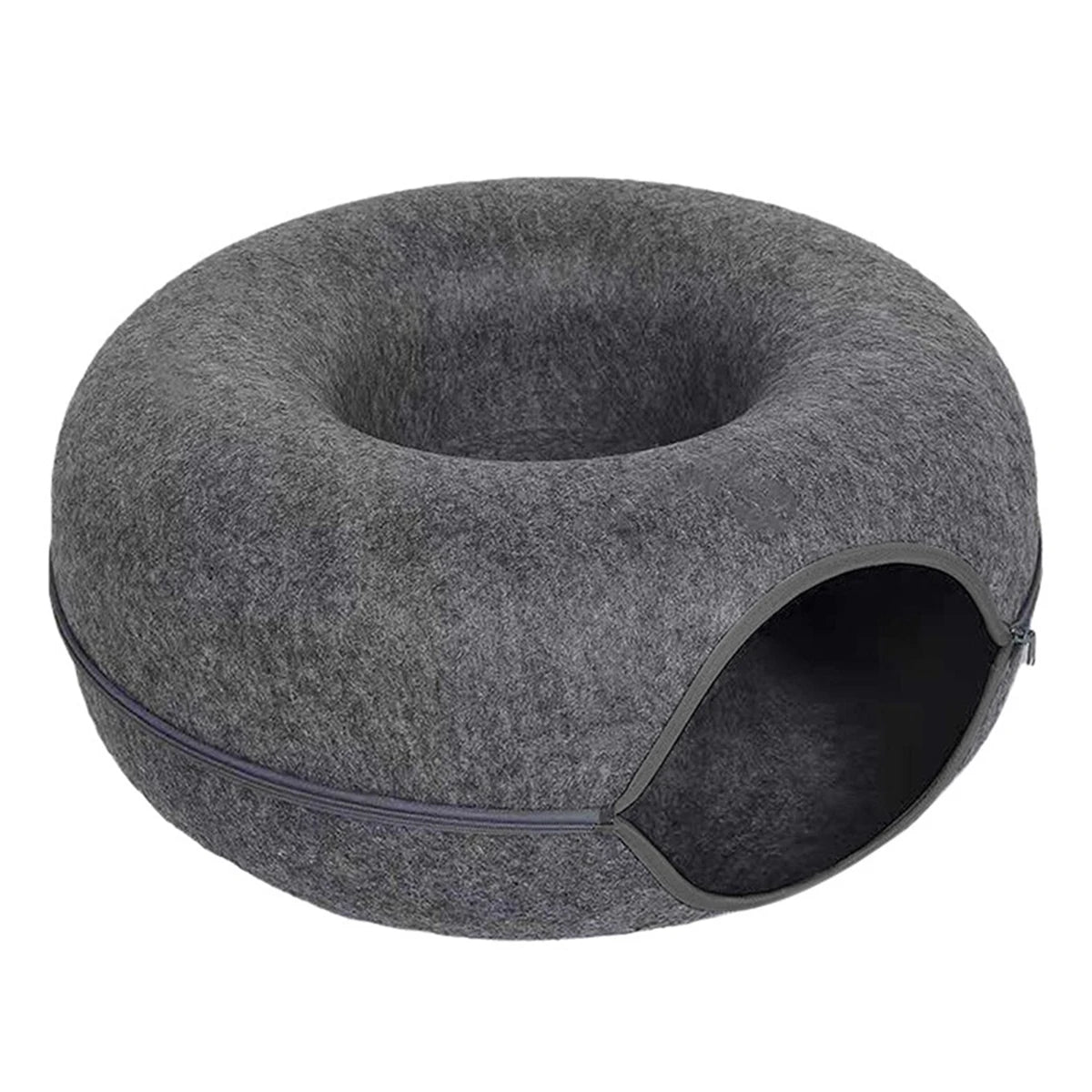 Cozy Donut Bed for Cats