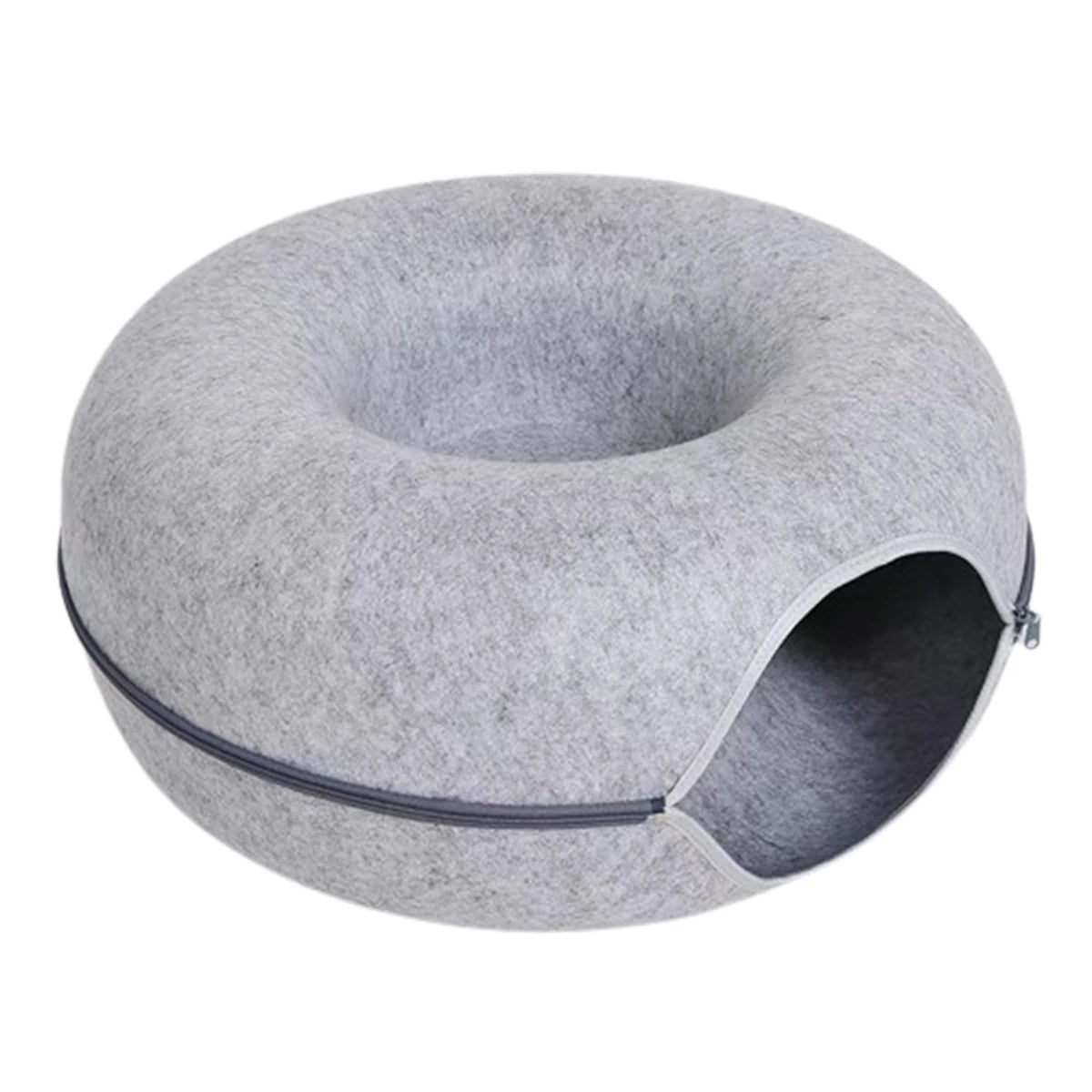 Cozy Donut Bed for Cats