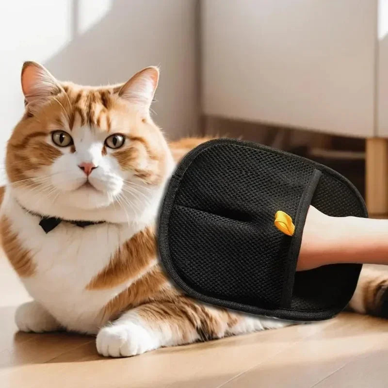 Pet Hair Removal Gloves for Dogs & Cats