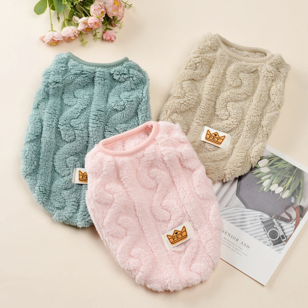 Fleece Warm Dog Vest