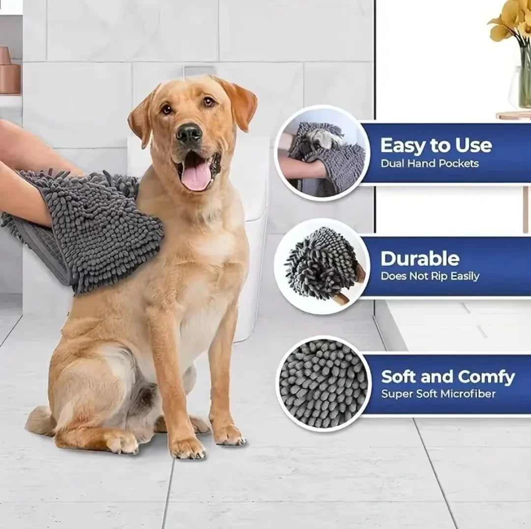 Convenient Pet Drying Towel
