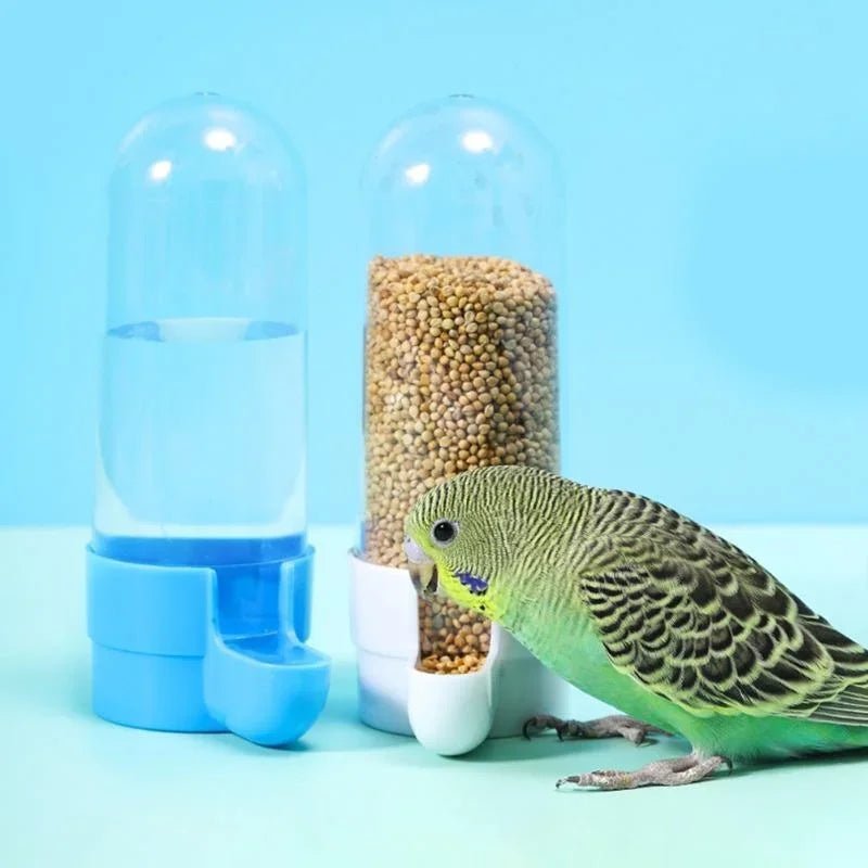 Pet Bird Feeder & Water Station