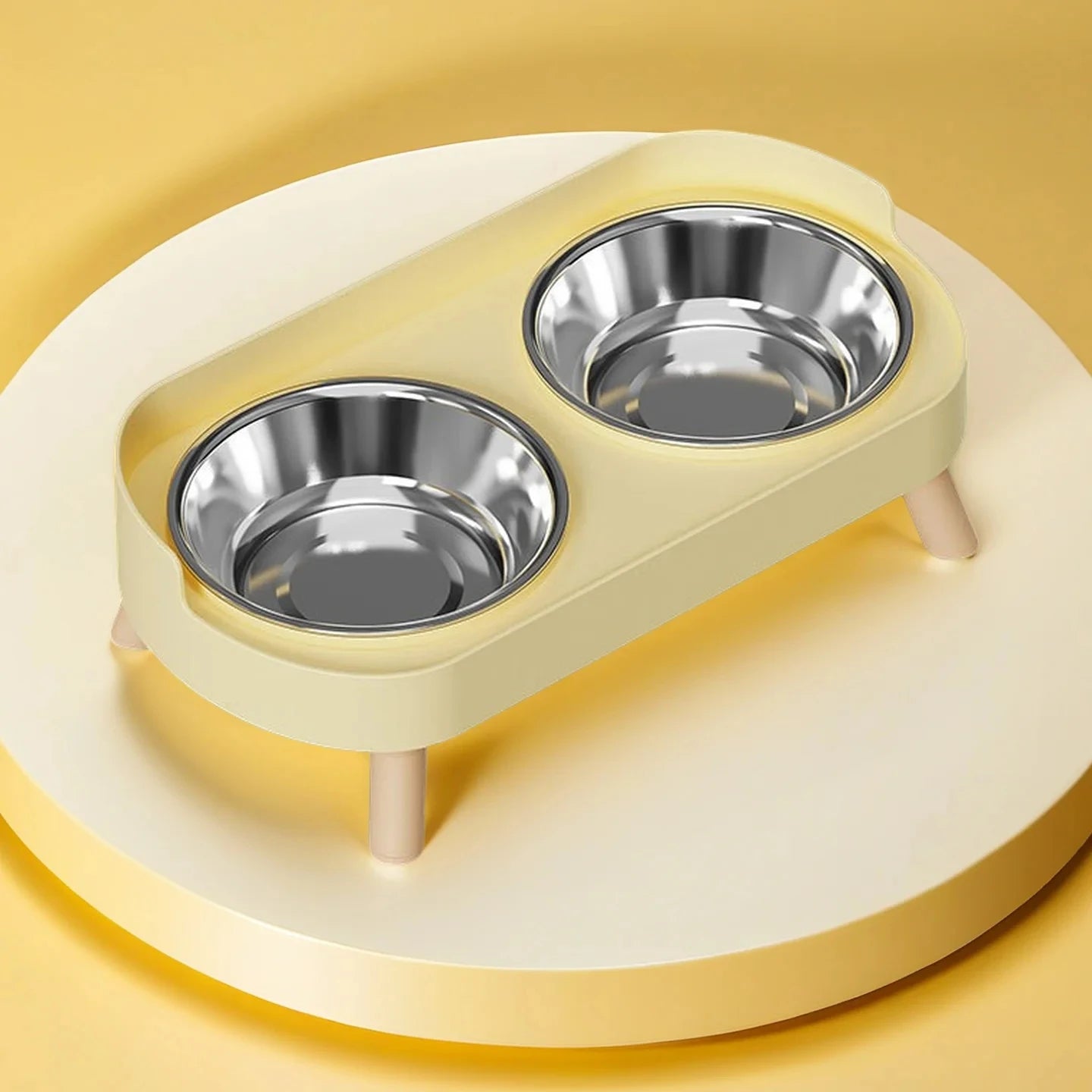 Stylish Elevated Feeder for Cats & Dogs