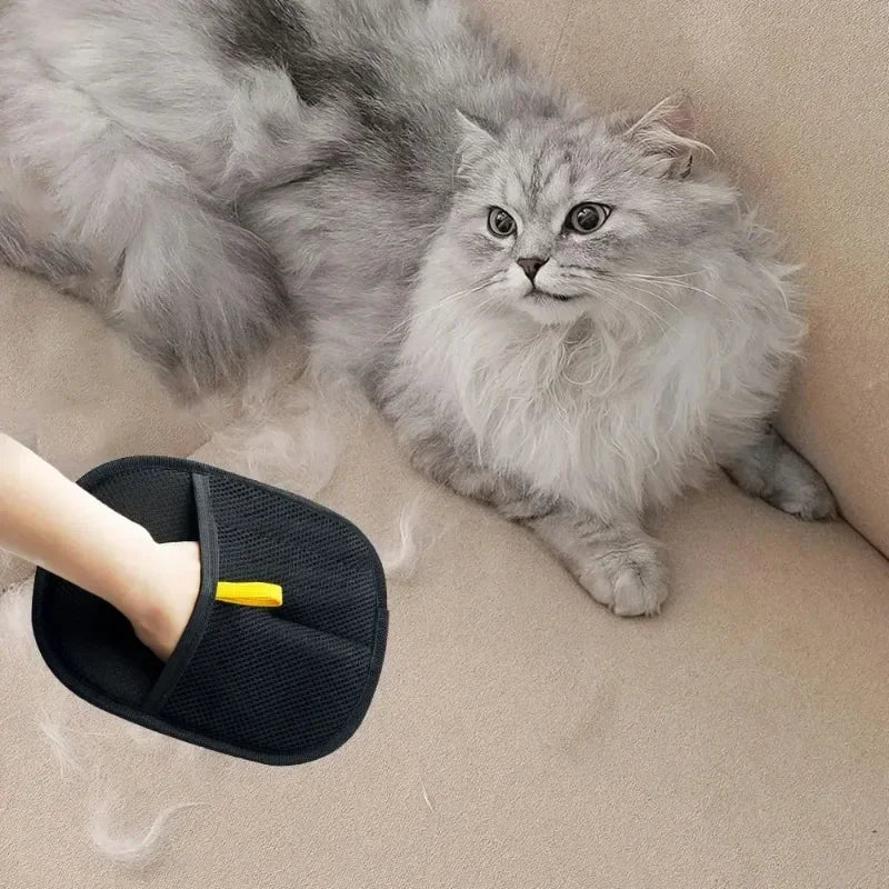 Pet Hair Removal Gloves for Dogs & Cats
