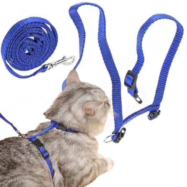Adjustable Cat Vest Harness Nylon