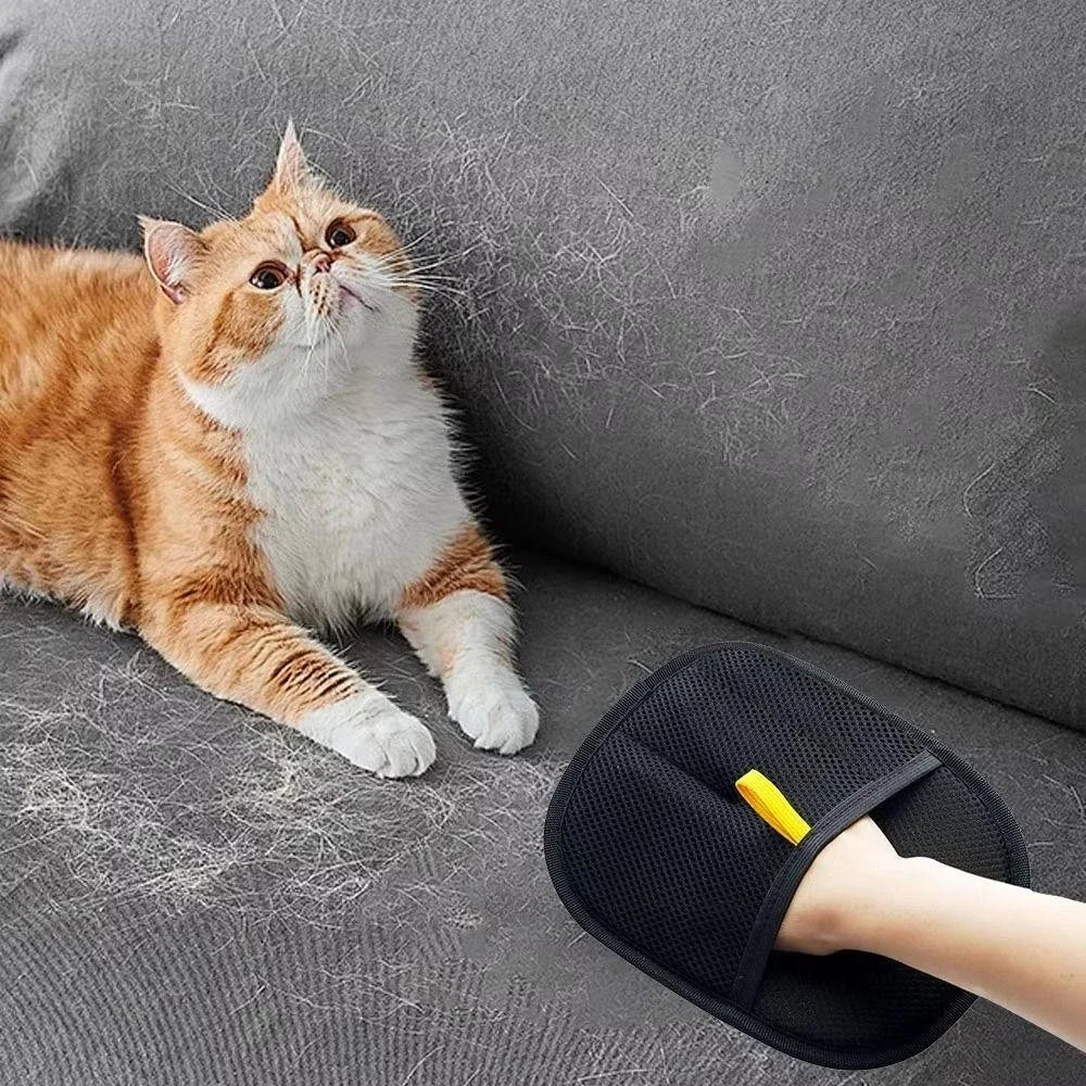 Pet Hair Remover Gloves for Dogs & Cats