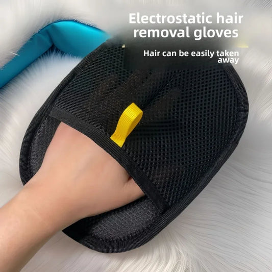 Pet Hair Removal Gloves for Dogs & Cats