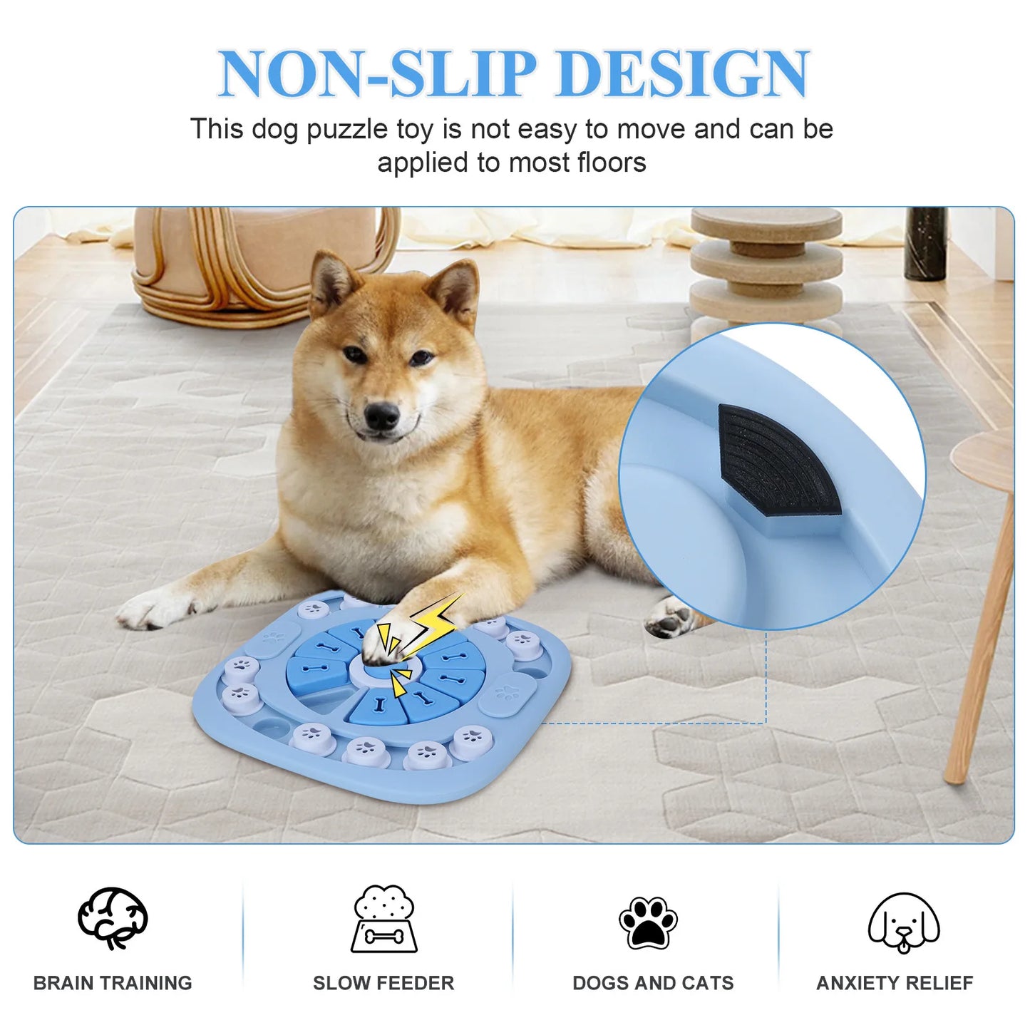 Interactive Dog Puzzle Toy Feeder