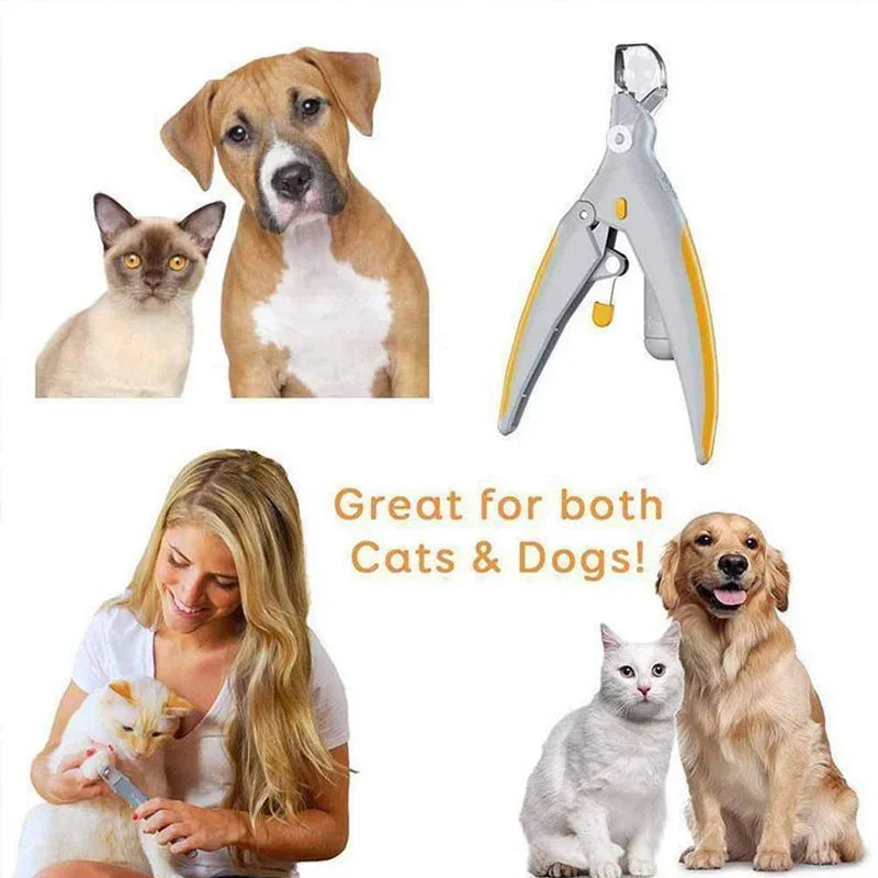 LED Pet Nail Clipper for Cats & Dogs