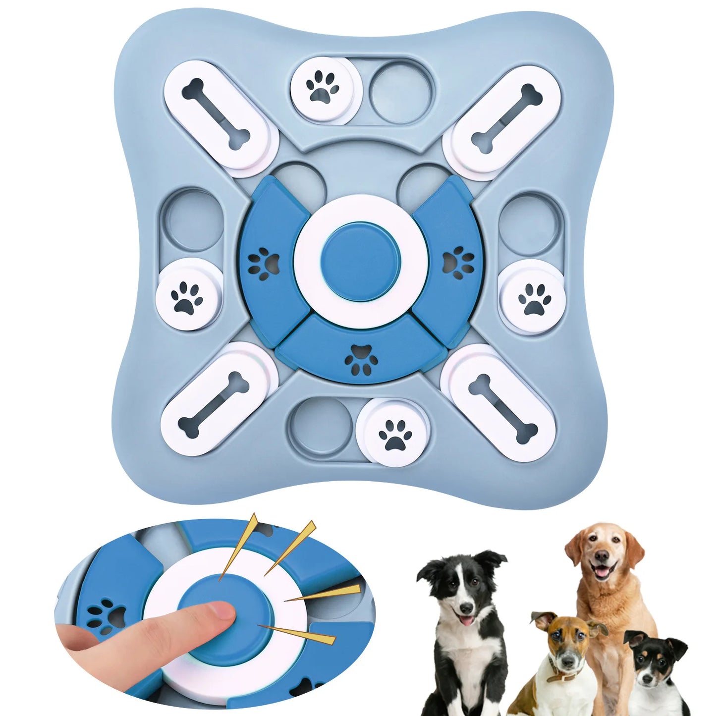 Interactive Dog Puzzle Toy Feeder