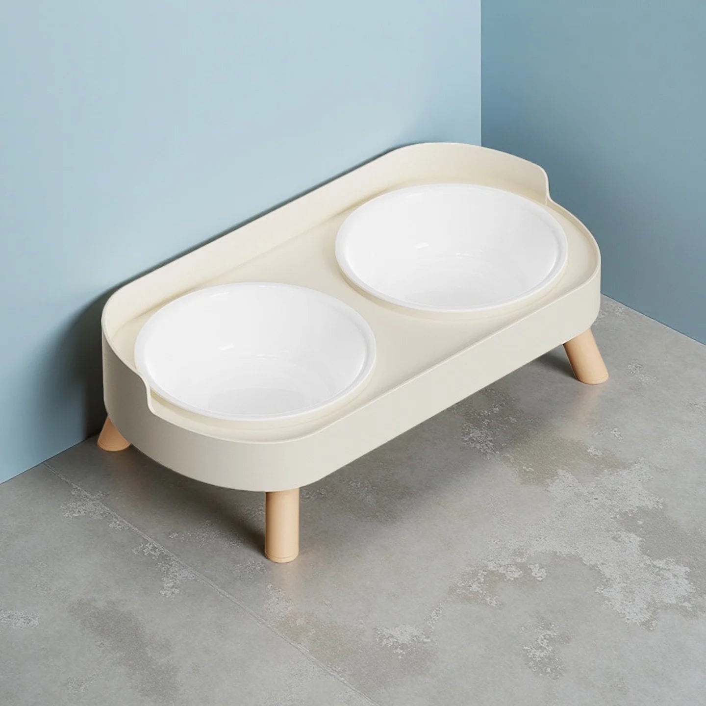 Stylish Elevated Feeder for Cats & Dogs