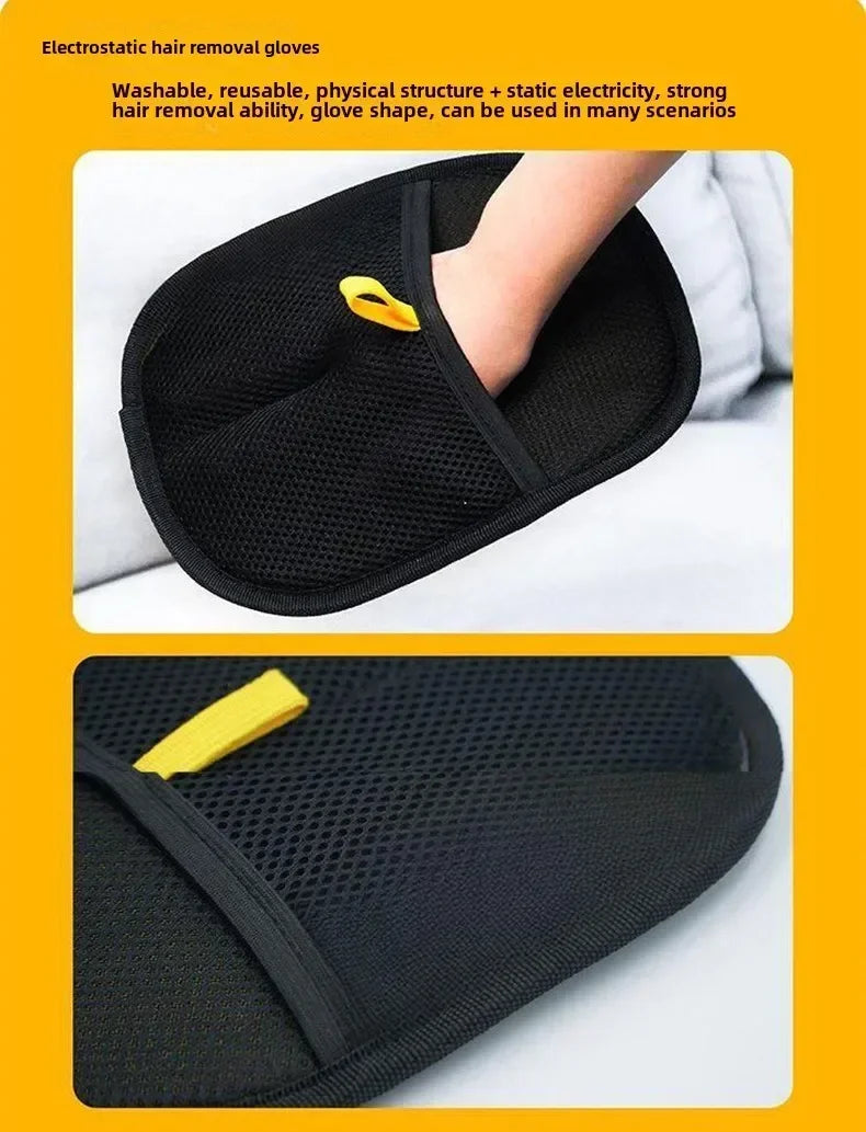 Pet Hair Removal Gloves for Dogs & Cats