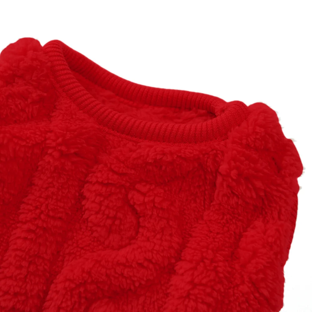 Fleece Warm Dog Vest