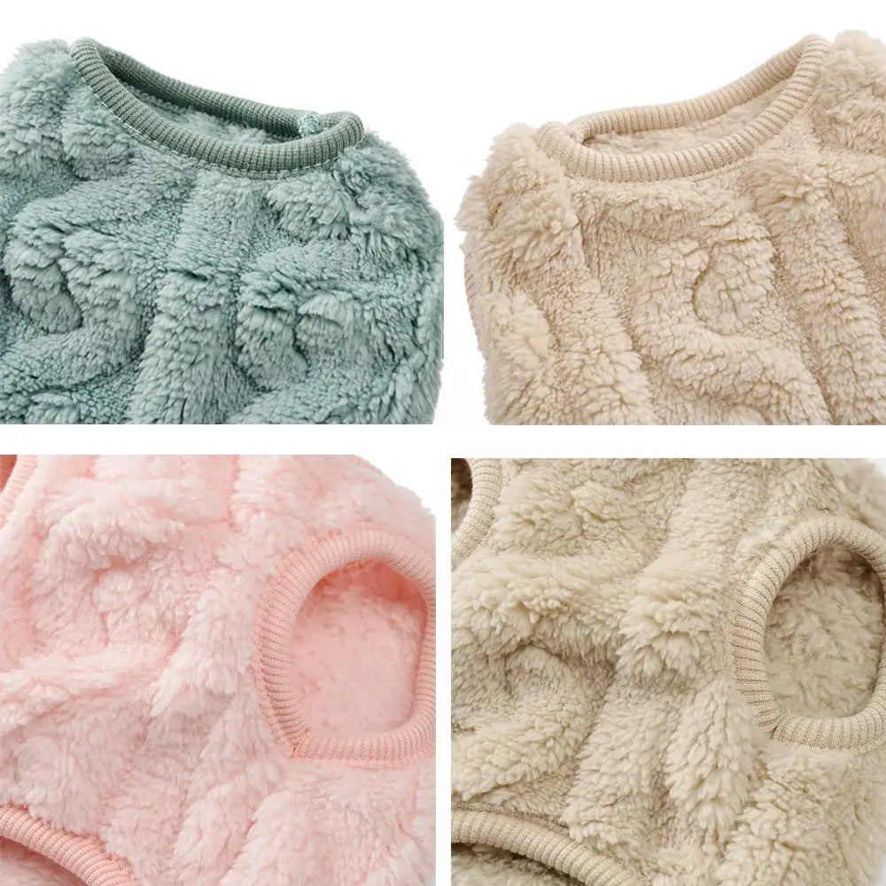 Fleece Warm Dog Vest