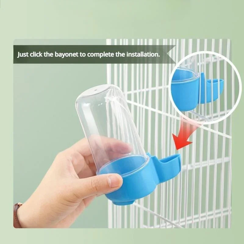 Pet Bird Feeder & Water Station