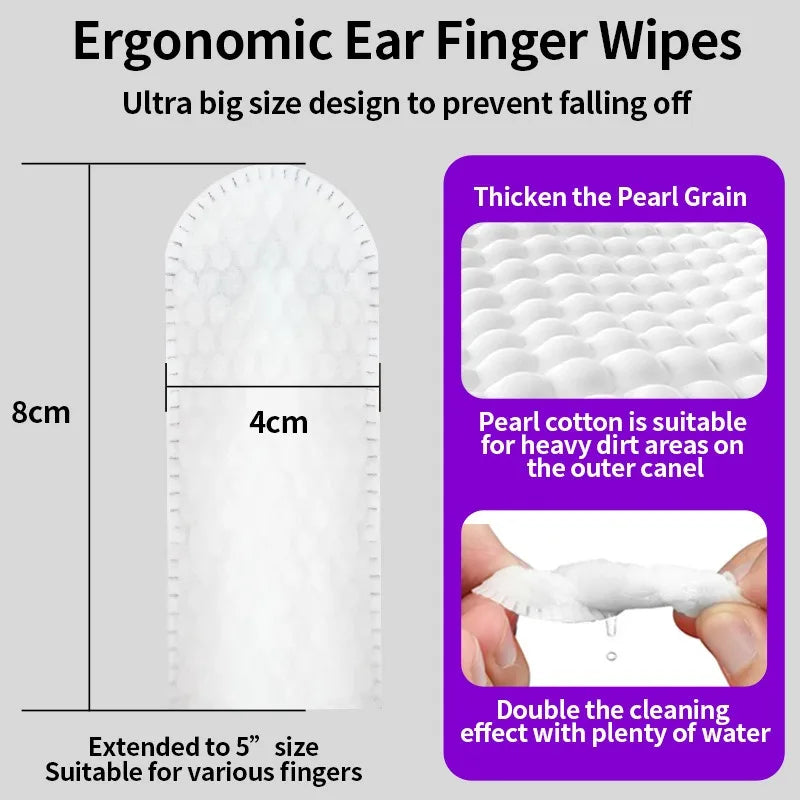 Pet Ear Cleaning Wipes for Cats & Dogs