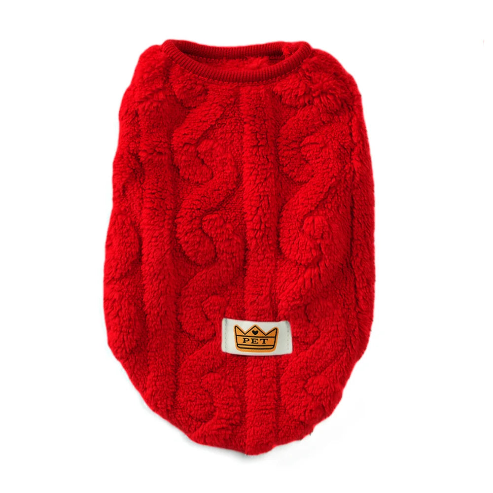Fleece Warm Dog Vest