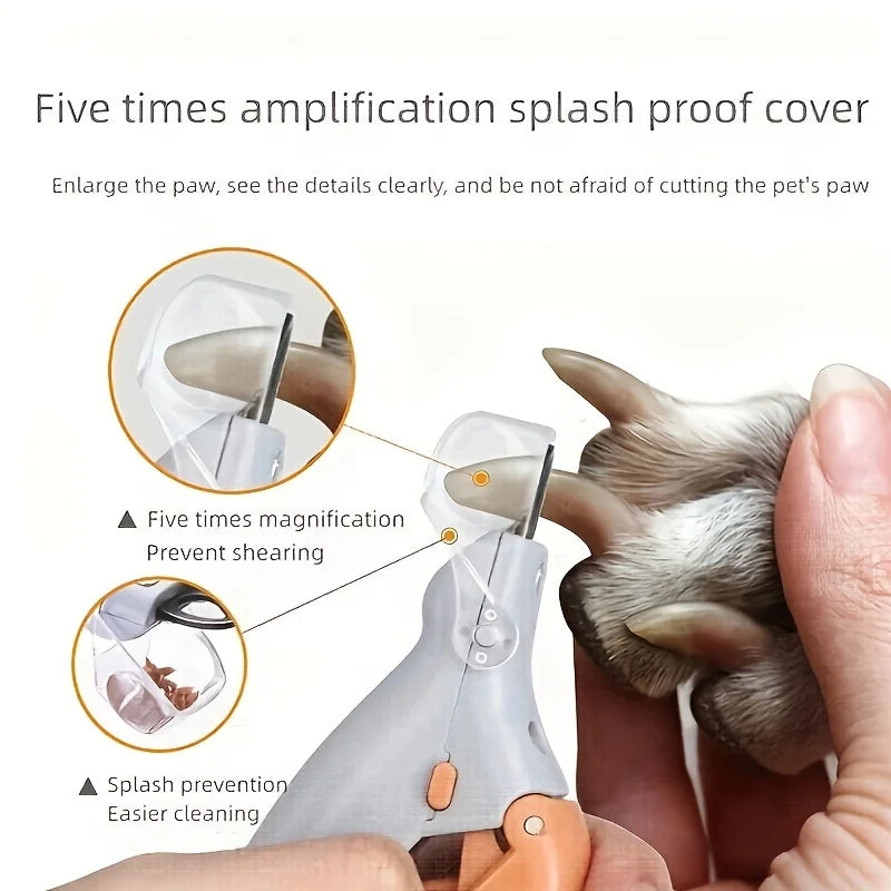LED Pet Nail Clipper for Cats & Dogs