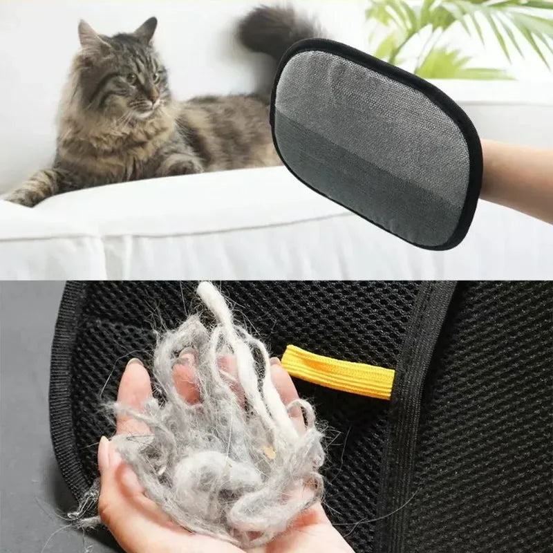 Pet Hair Removal Gloves for Dogs & Cats