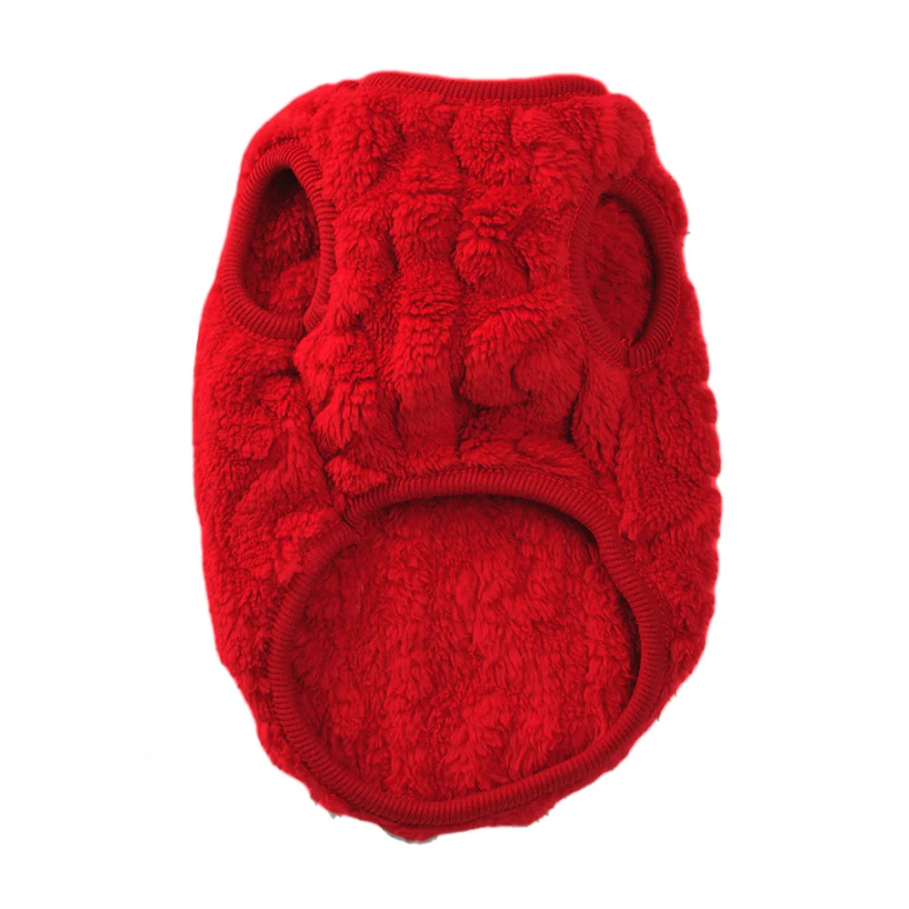 Fleece Warm Dog Vest
