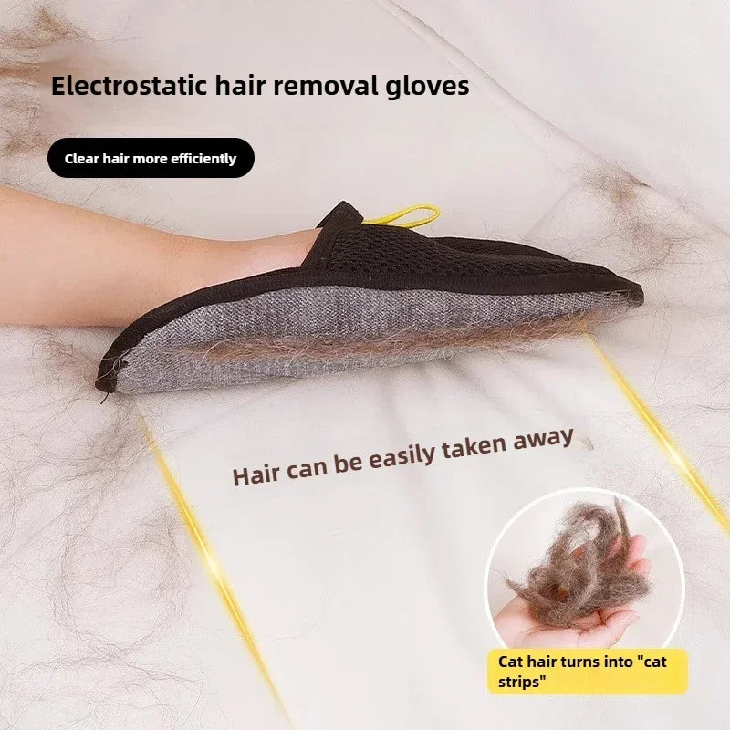 Pet Hair Removal Gloves for Dogs & Cats