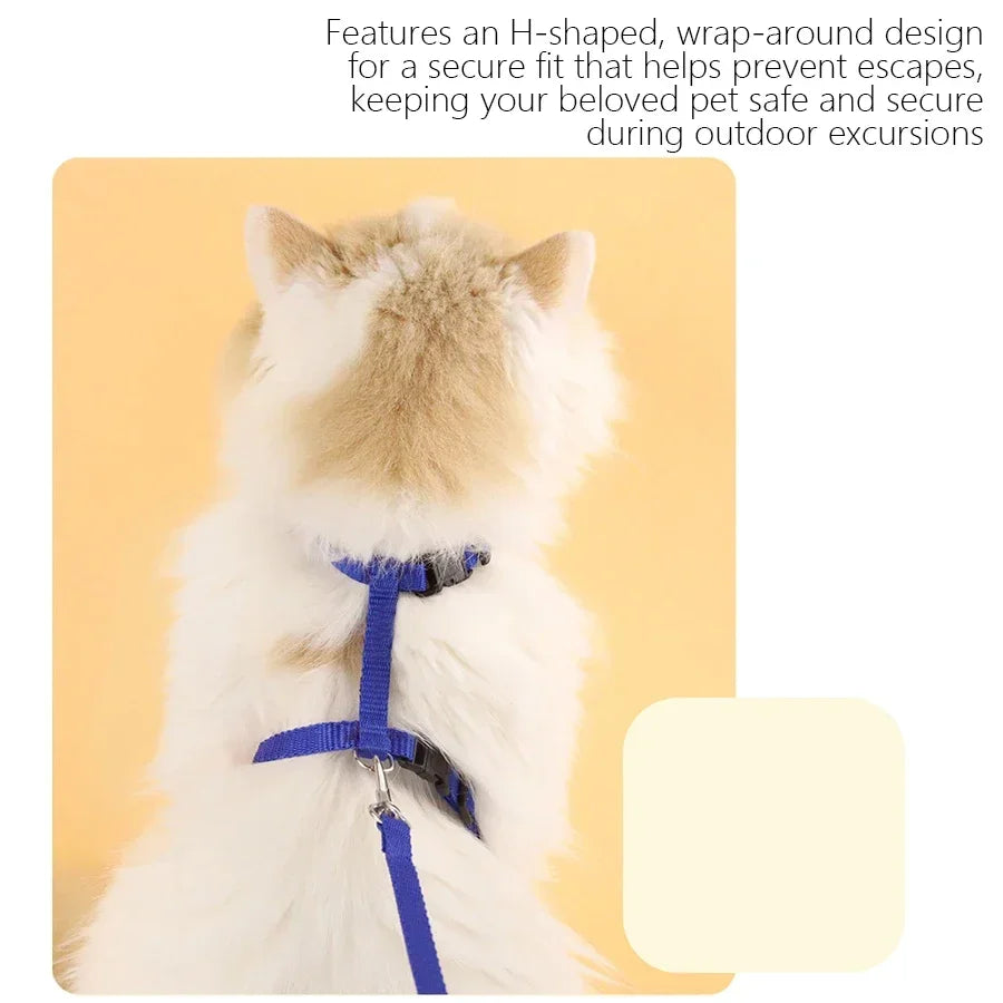 Adjustable Cat Vest Harness Nylon