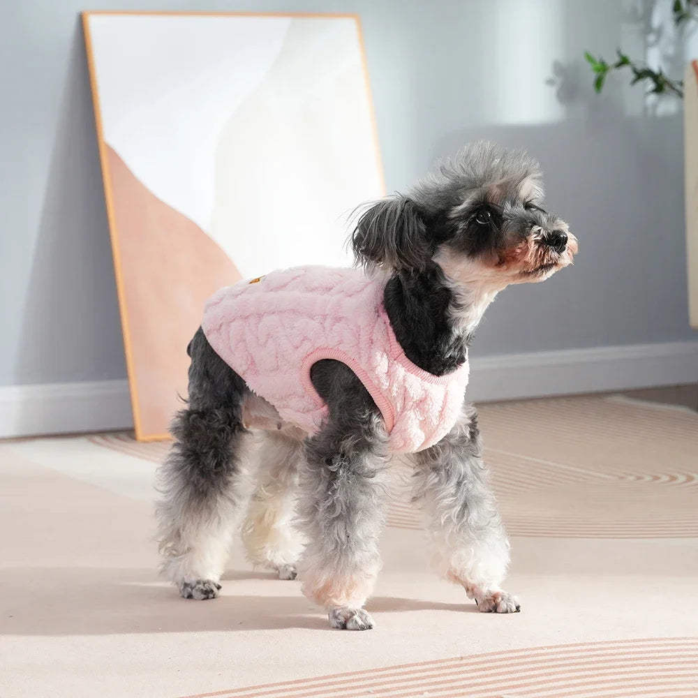 Fleece Warm Dog Vest