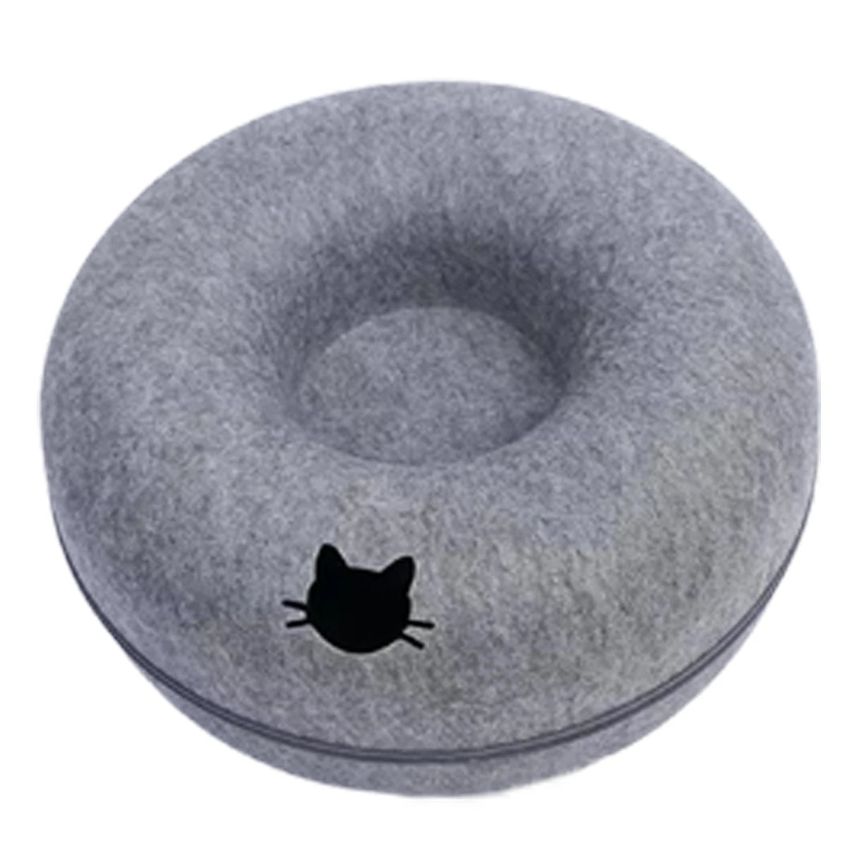 Cozy Donut Bed for Cats