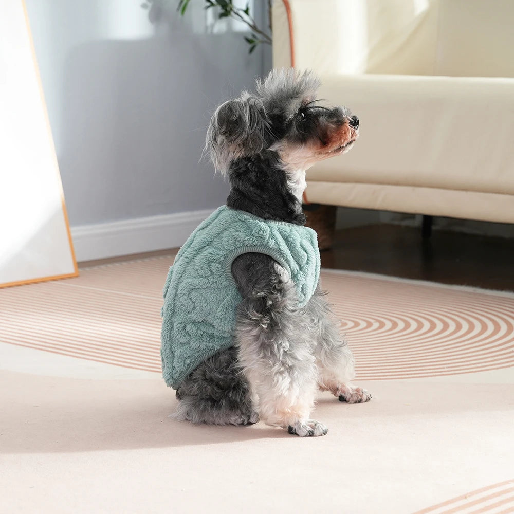 Fleece Warm Dog Vest