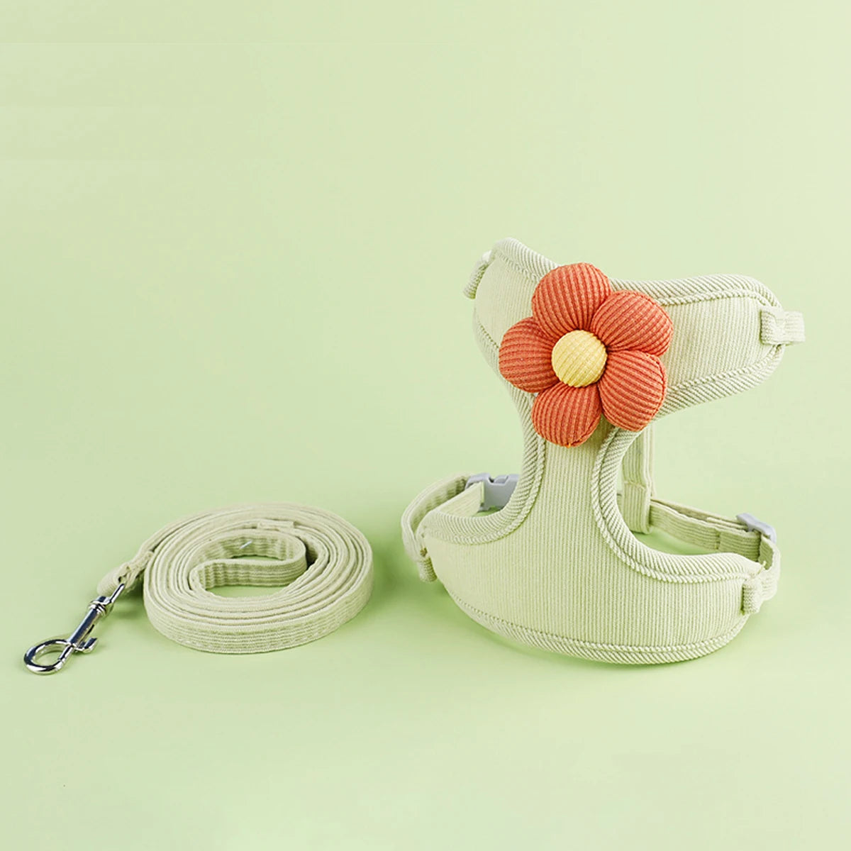 Adjustable Cat & Dog Harness Set