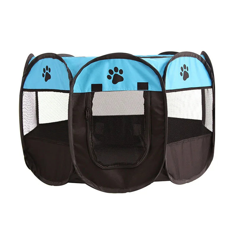 Foldable Pet Kennel for Cats & Dogs
