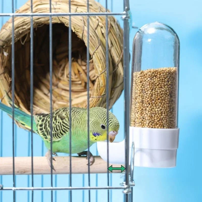 Pet Bird Feeder & Water Station