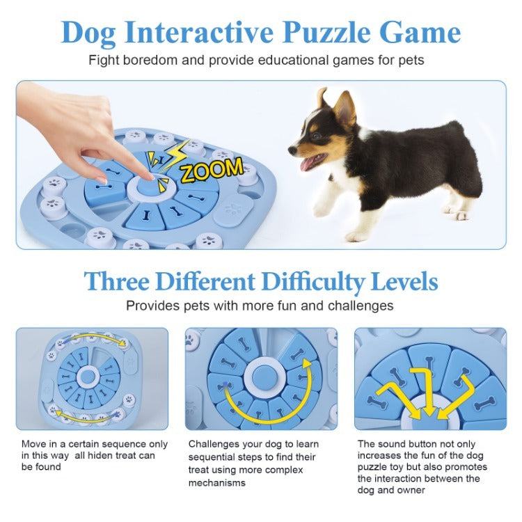 Interactive Dog Puzzle Toy Feeder
