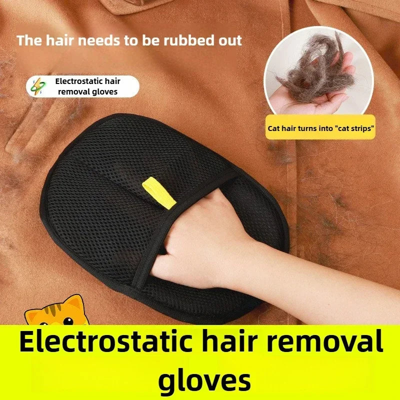 Pet Hair Removal Gloves for Dogs & Cats