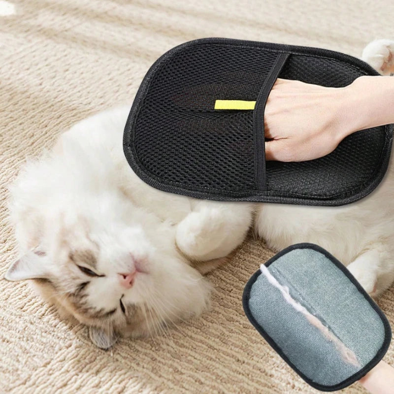 Pet Hair Remover Gloves for Dogs & Cats