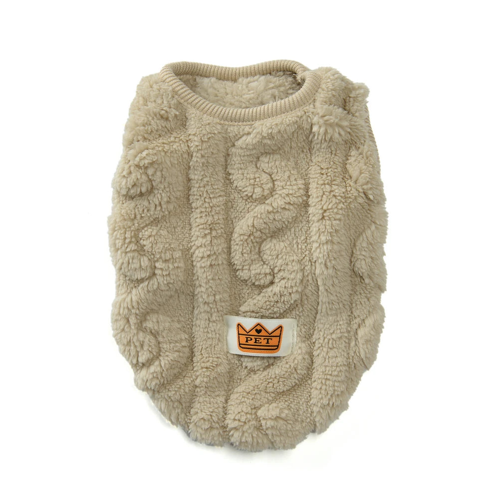 Fleece Warm Dog Vest