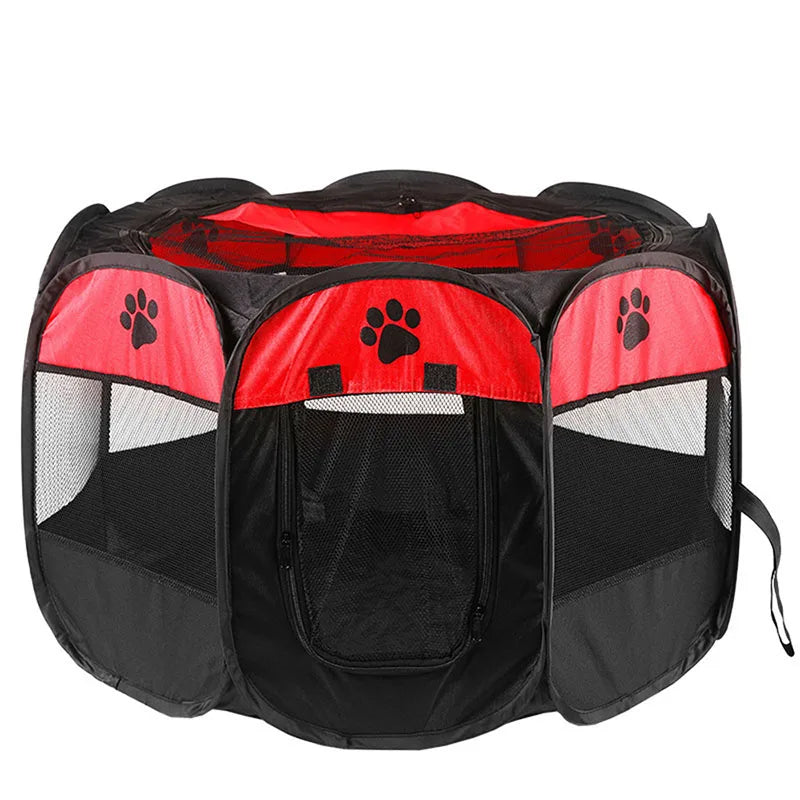 Foldable Pet Kennel for Cats & Dogs