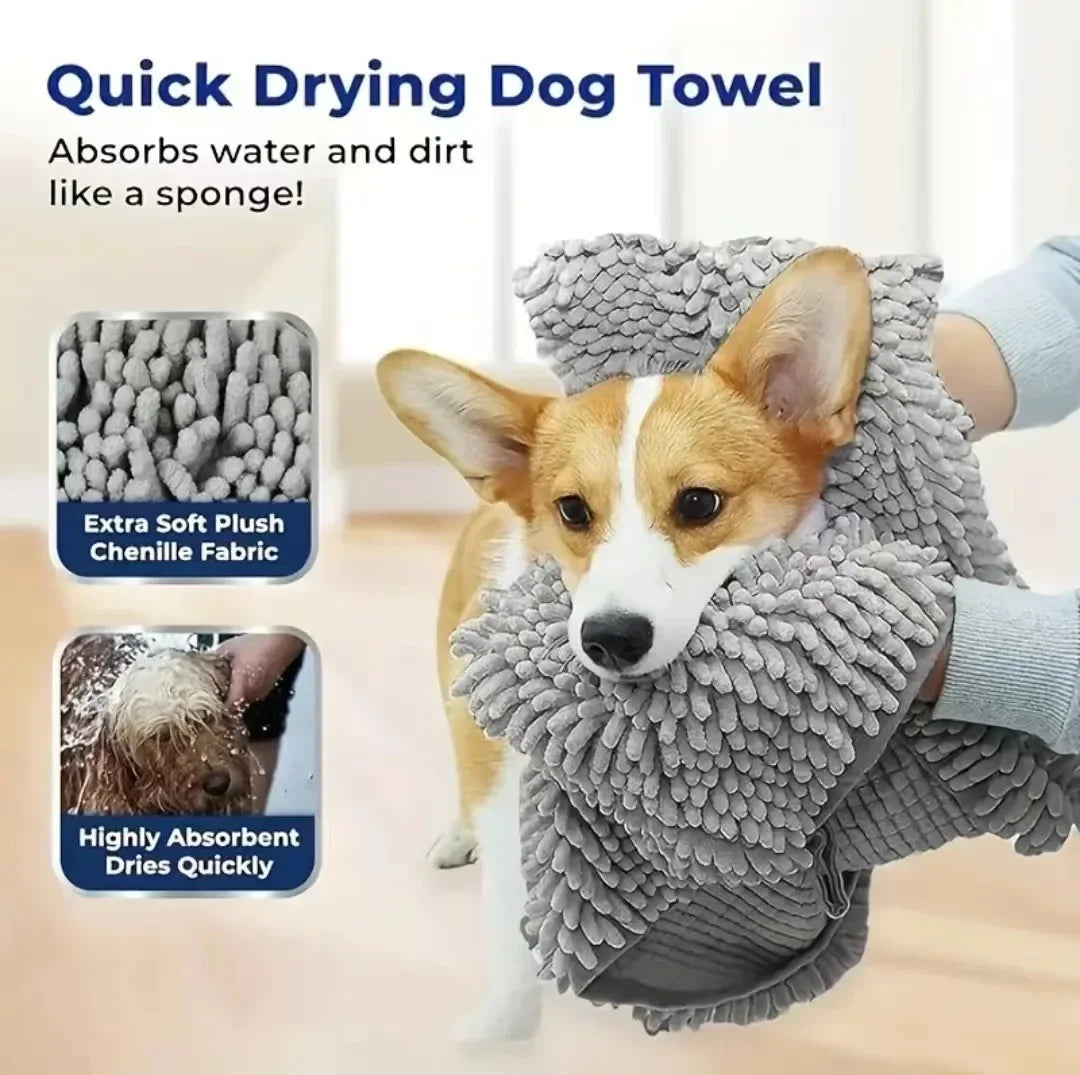 Convenient Pet Drying Towel