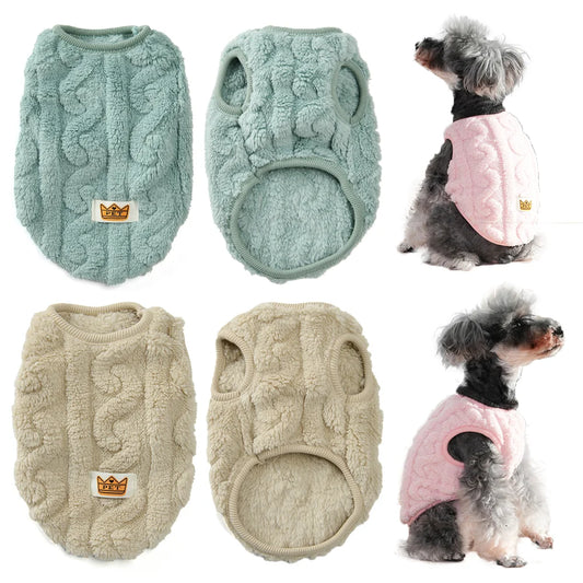 Fleece Warm Dog Vest