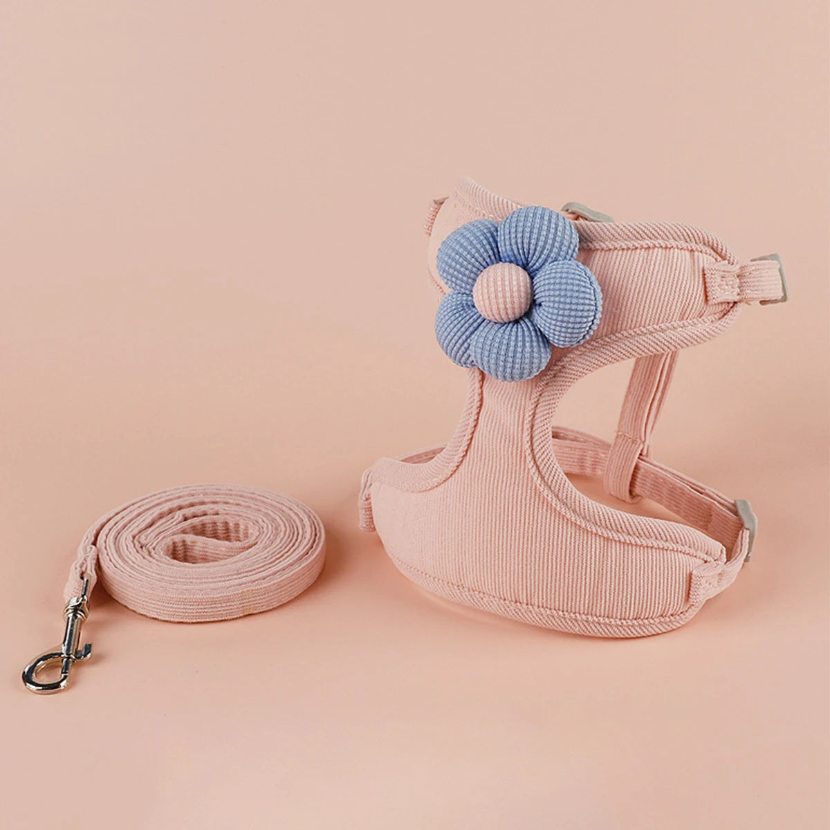 Adjustable Cat & Dog Harness Set
