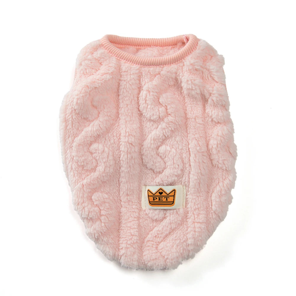 Fleece Warm Dog Vest