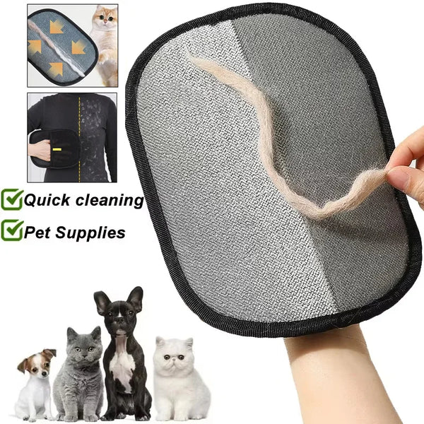 Pet Hair Remover Gloves for Dogs & Cats